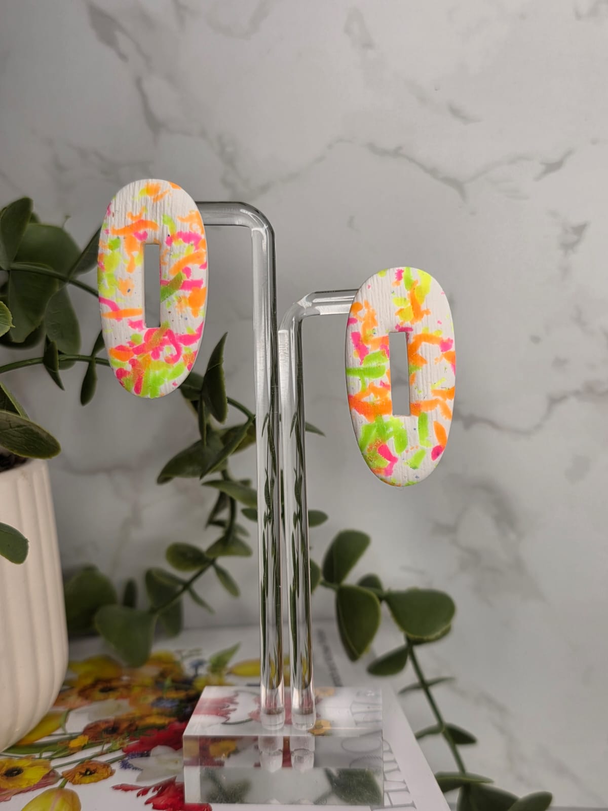 Pendientes GENOVEVA FLÚOR