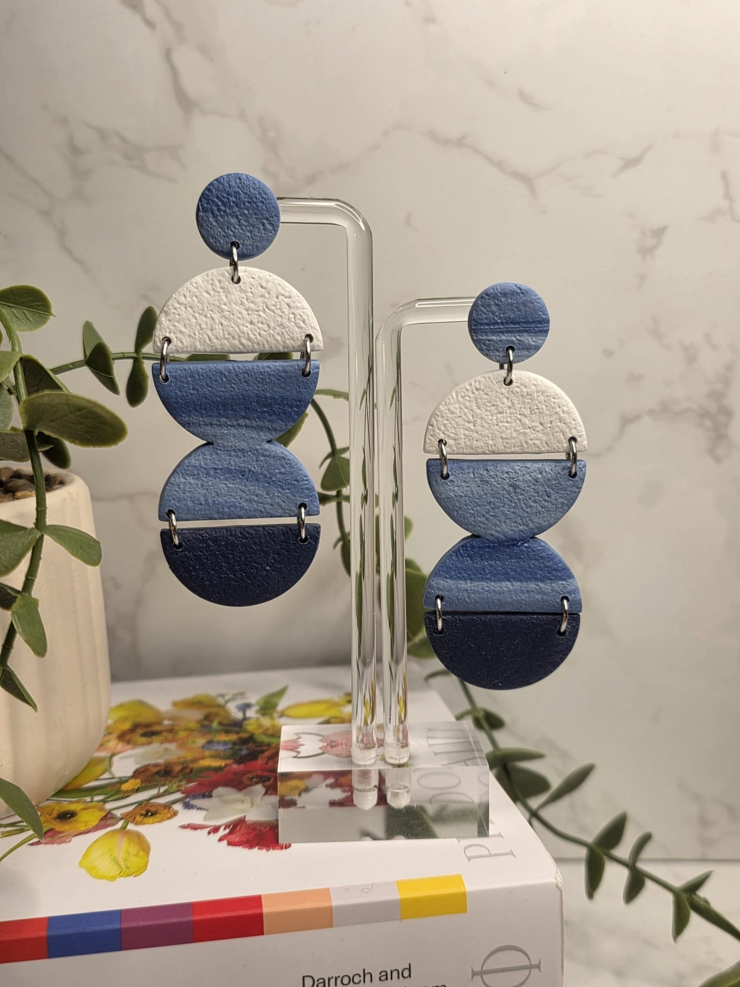 Pendientes BOHO AZULES