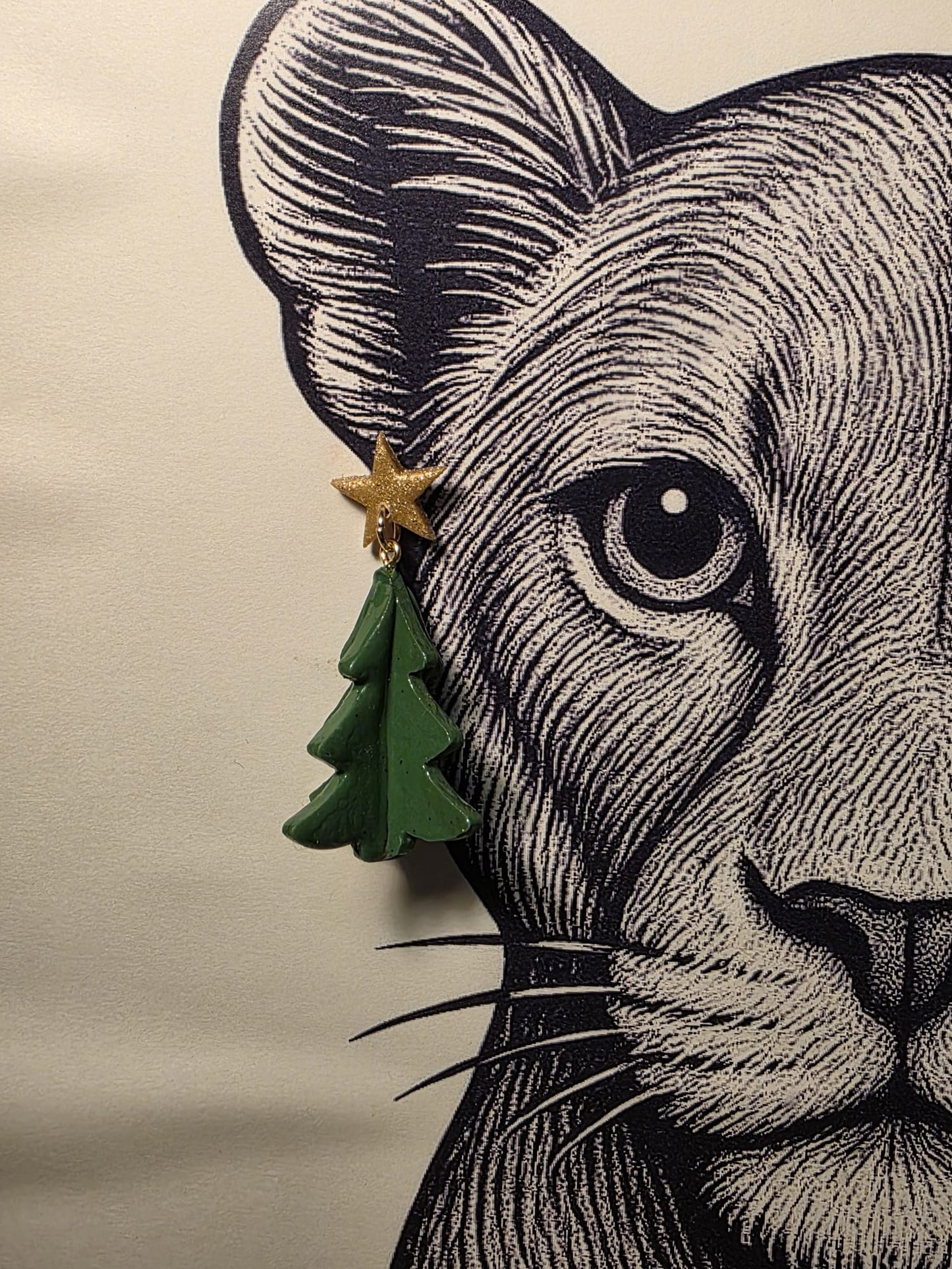 Pendientes ÁRBOL 3D