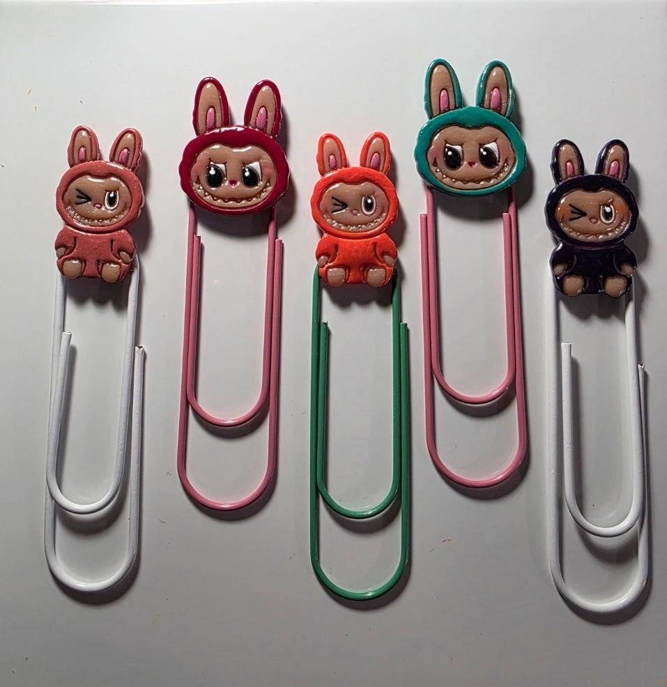 Marcapáginas KAWAII naranja