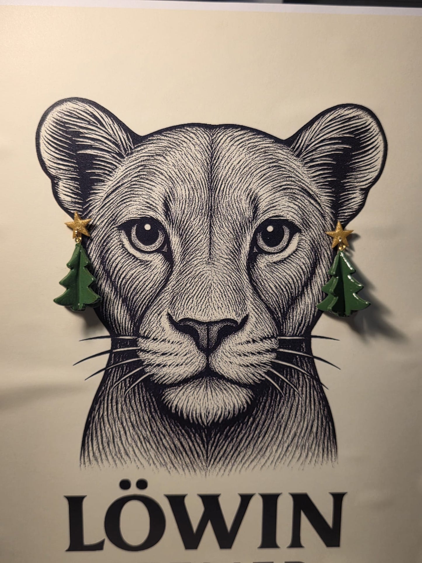 Pendientes ÁRBOL 3D