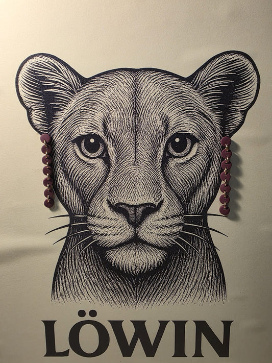 Pendientes JULIETA CIRUELA