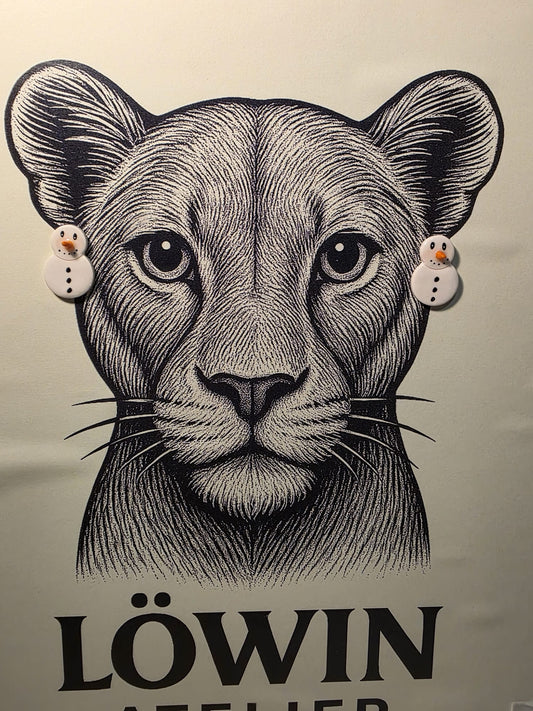 Pendientes MUÑECO NIEVE