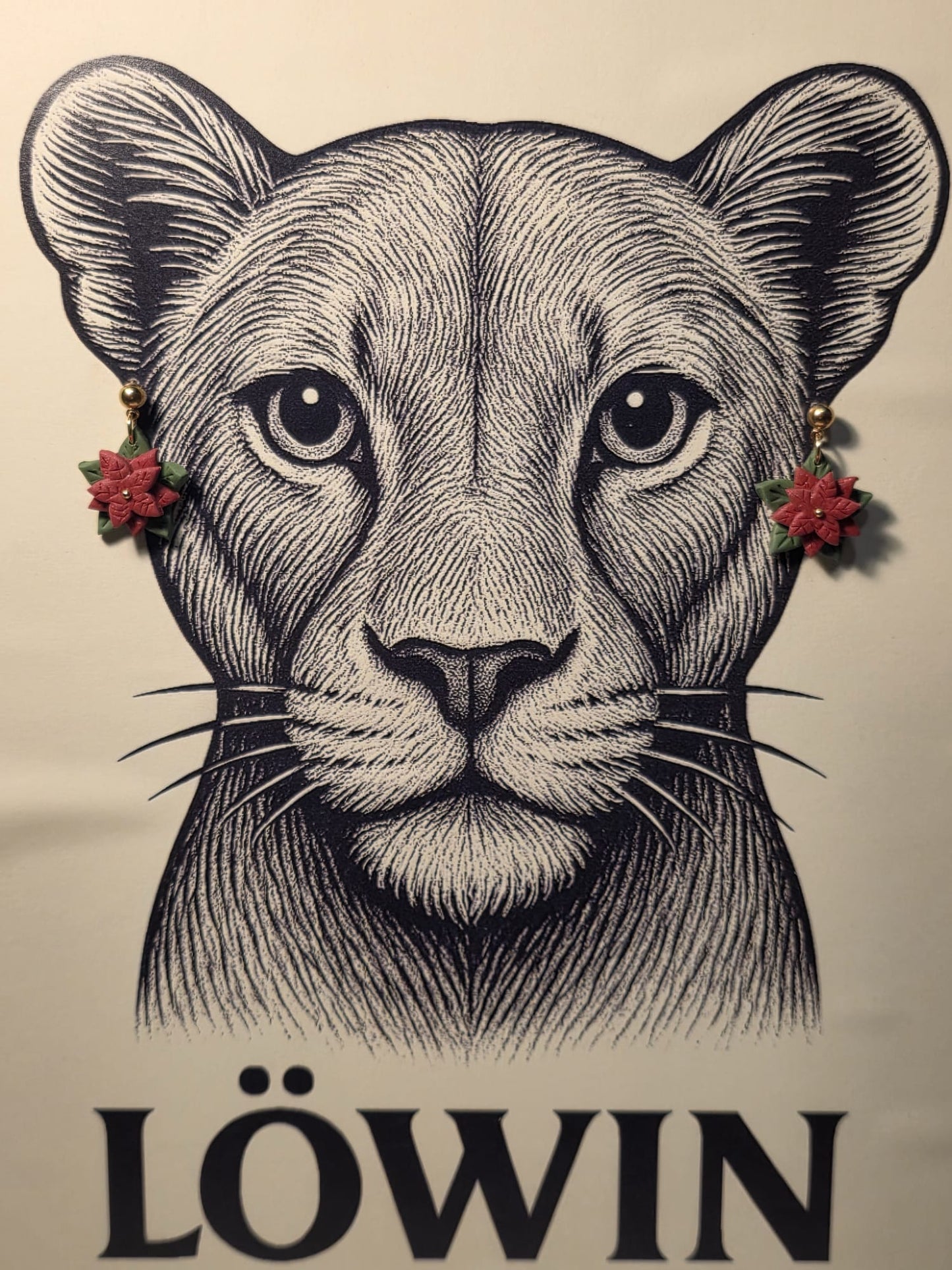 Pendientes FLOR DE PASCUA