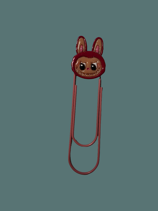 Marcapáginas KAWAII granate