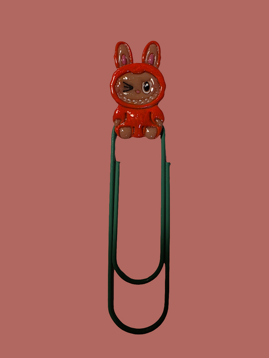 Marcapáginas KAWAII naranja